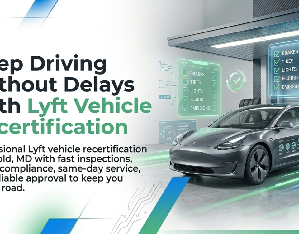 Lyft Vehicle Recertification Arnold MD