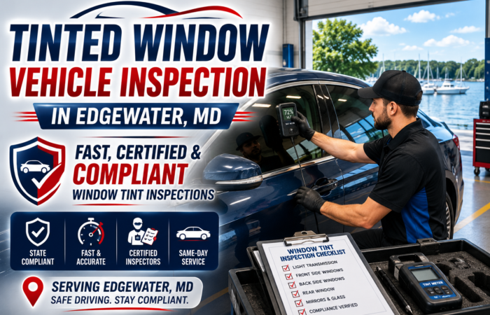 Tinted Window Vehicle Inspection
