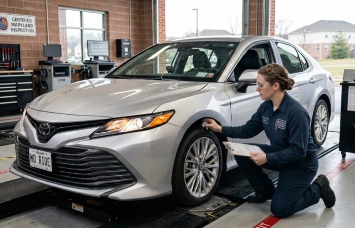 Lyft Inspection in Prince George's County with a rideshare driver