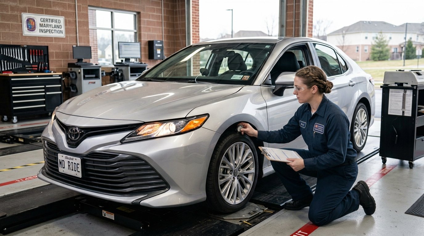 Lyft Inspection in Prince George's County with a rideshare driver